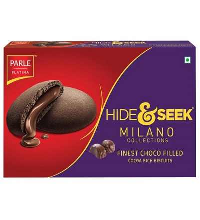 Parle Milano Hide & Seek Choco Filled Cookies 250 g